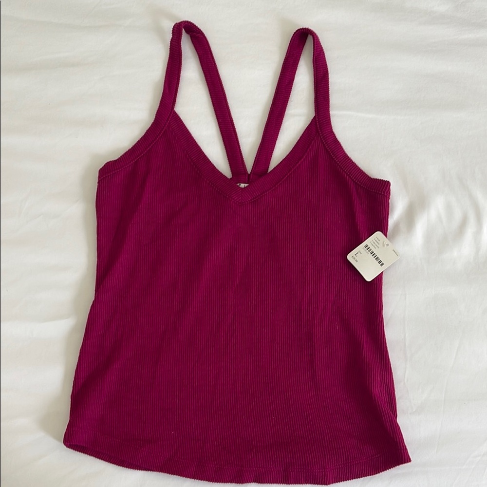 Free People Ribbed Tank Top